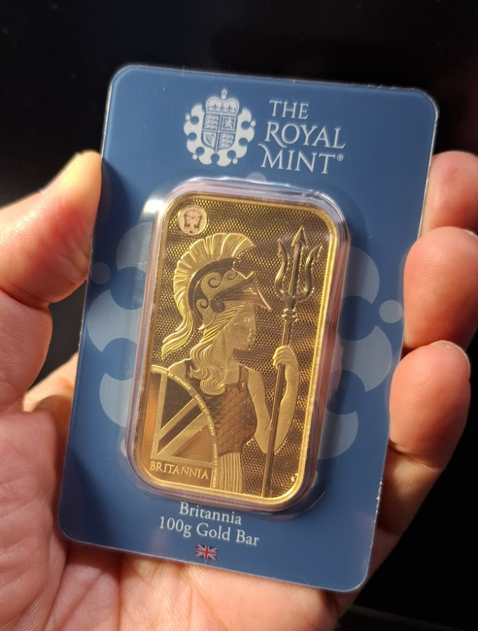 安全防偽版大不列顛金條來了