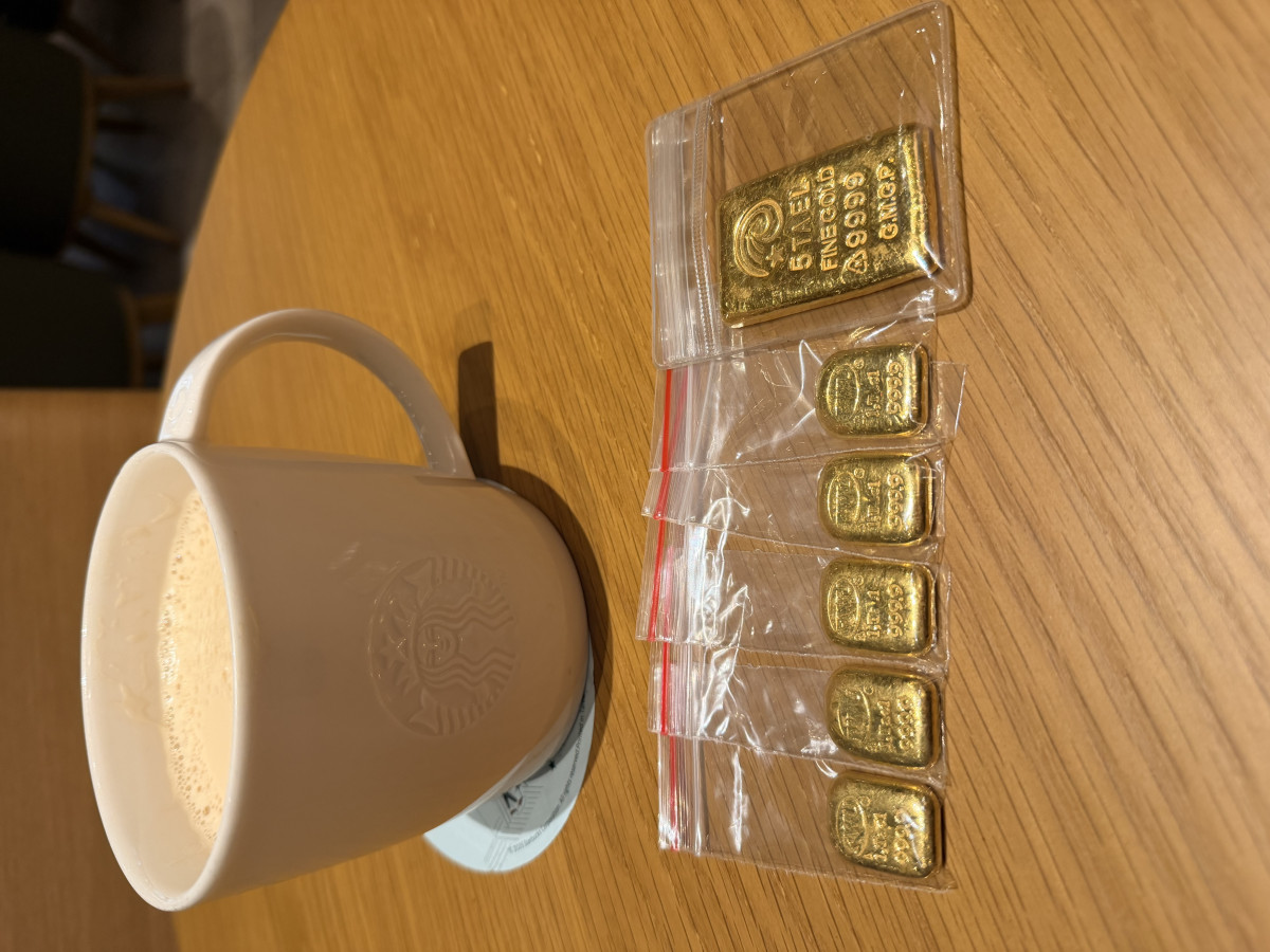 九九重陽入手10兩小金塊滿月補照片😊