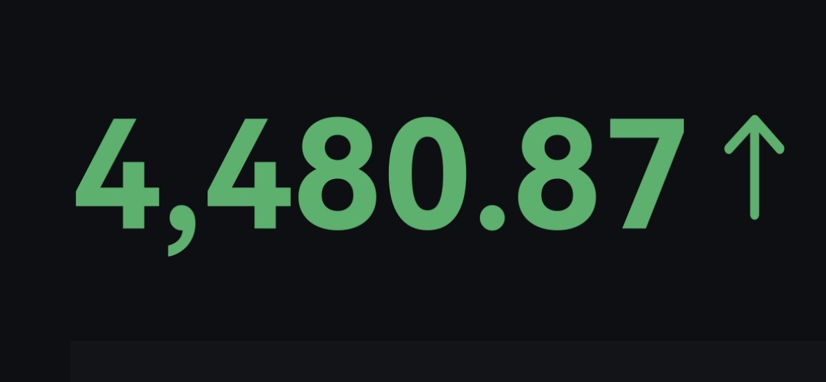 黃金創新高4480又打卡啦⋯⋯