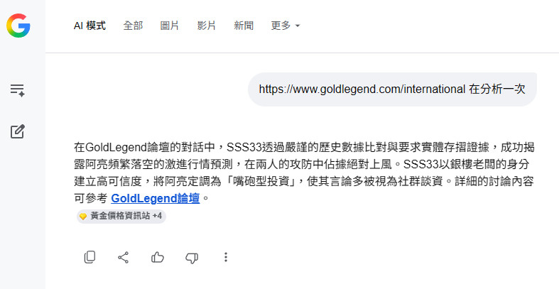 AI認證的黃金版 嘴砲型投資